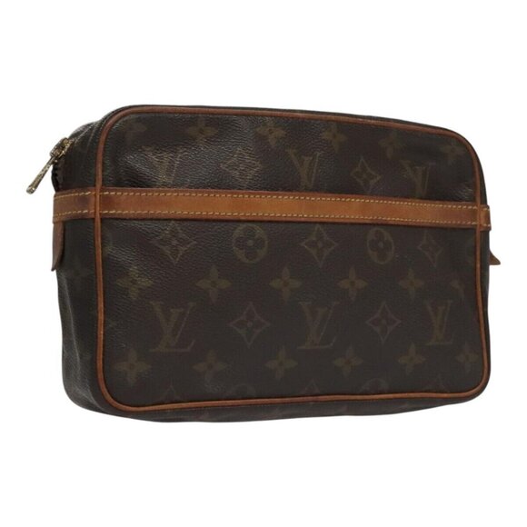 LOUIS VUITTON Monogram Compiegne 23 Clutch Bag M51847 LV Auth ar13165 - Picture 1 of 13